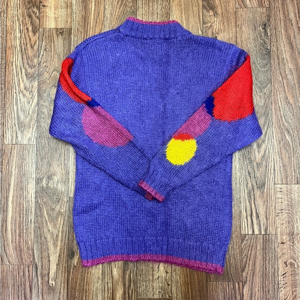 Vintage 80s TARAZZIA Mohair High Neck Sweater - Picture 4 of 7